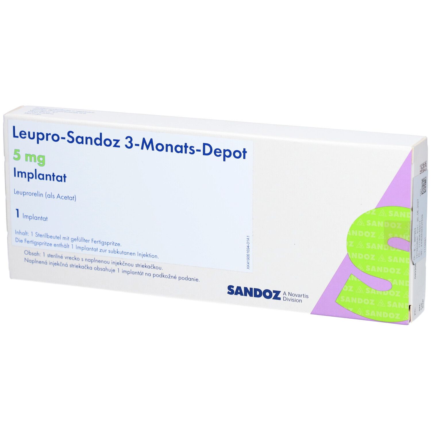 LEUPRO-Sandoz 3-Monats-Depot Implantat i.e.F.-Spr.