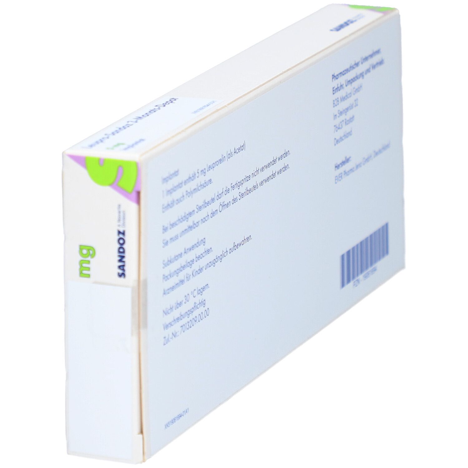 LEUPRO-Sandoz 3-Monats-Depot Implantat i.e.F.-Spr.