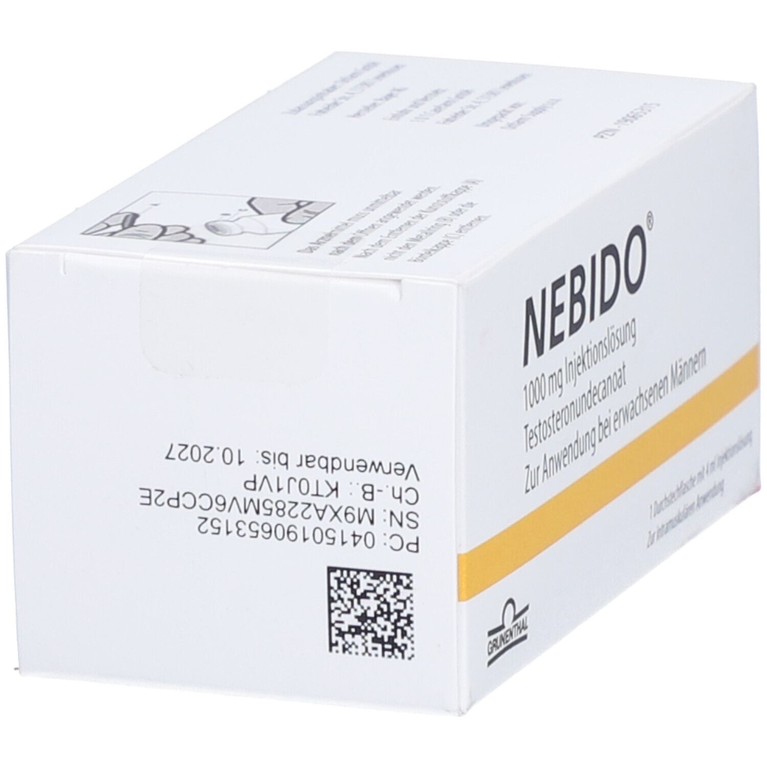 Nebido 1000 mg Injektionslösung Durchstechflasche 1 St