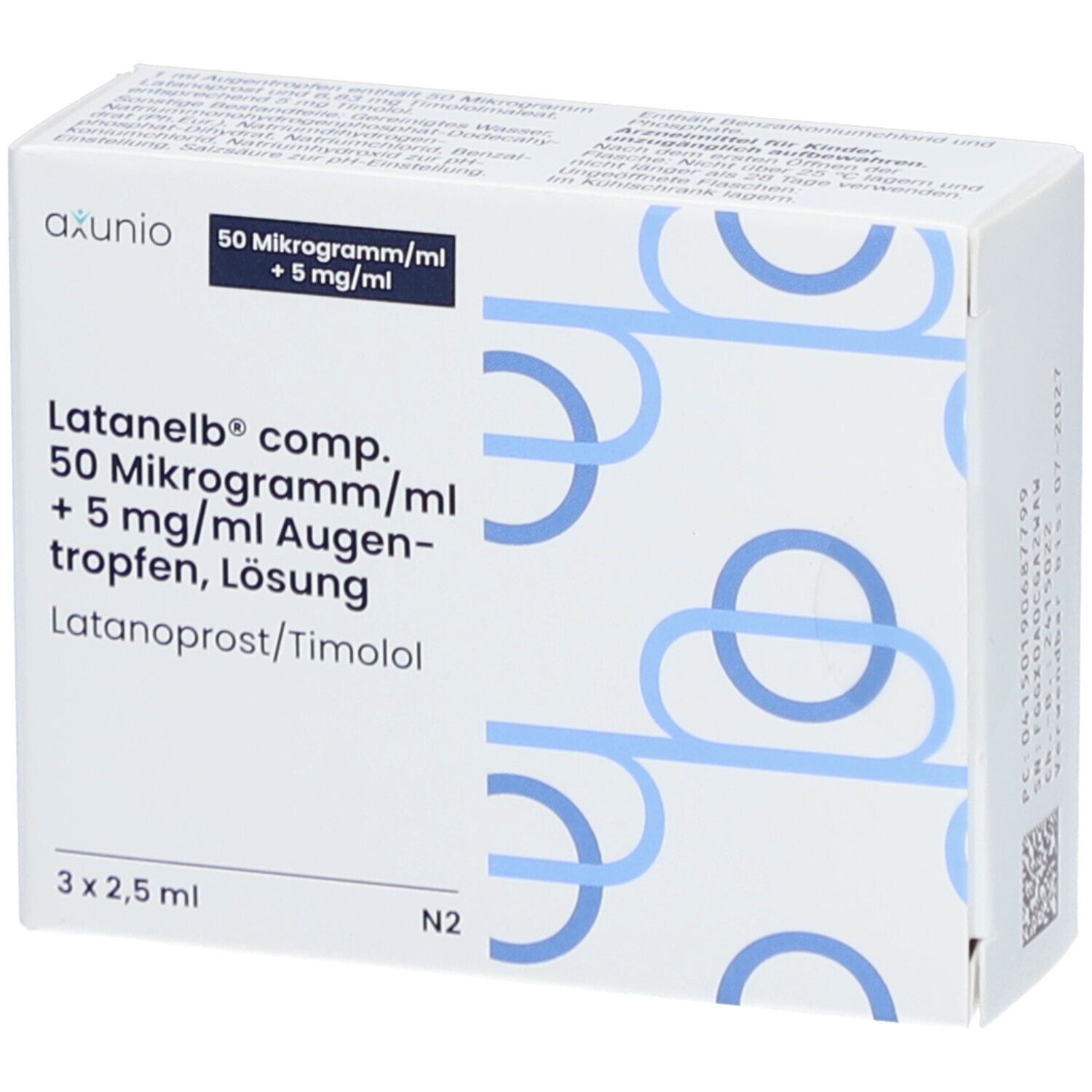 LATANELB comp. 50 Mikrogramm/ml + 5 mg/ml Augentr.