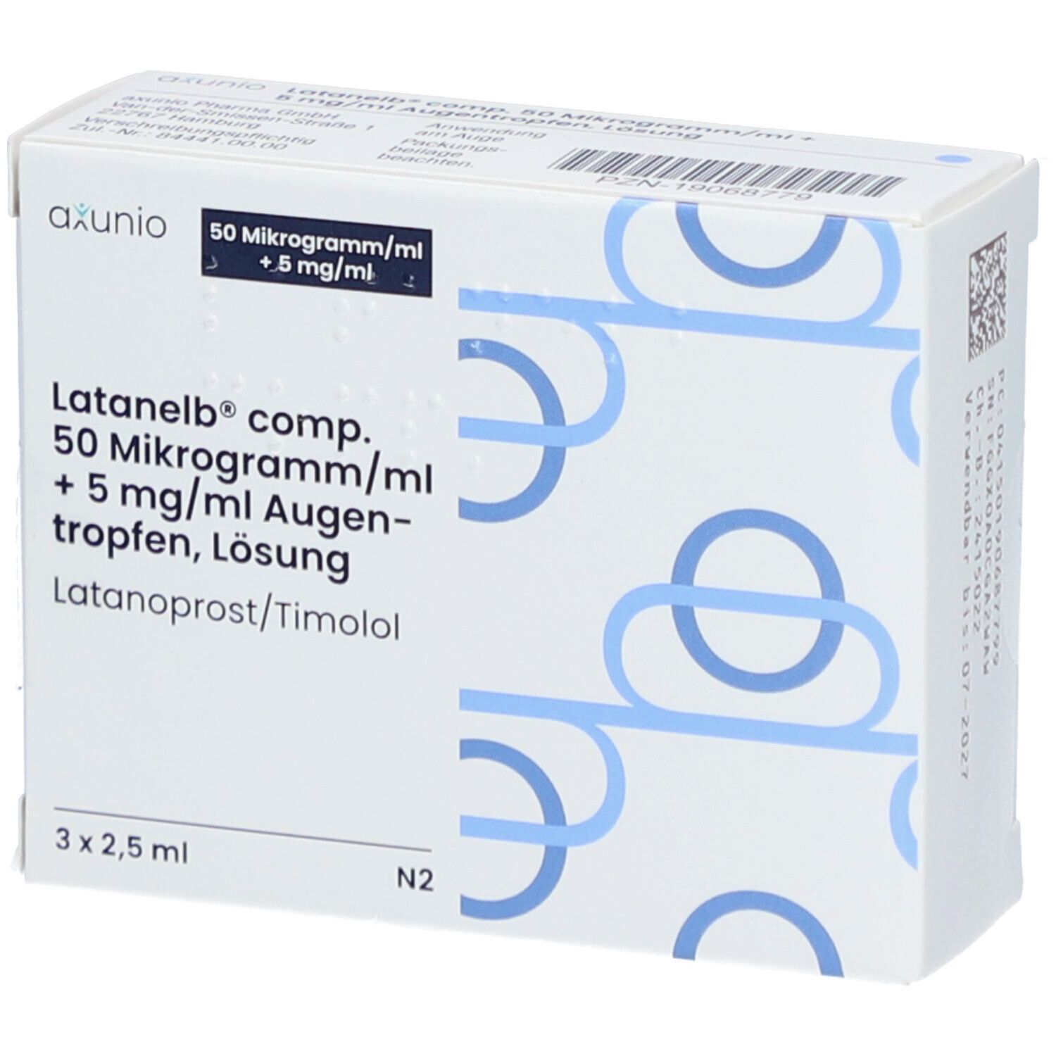 LATANELB comp. 50 Mikrogramm/ml + 5 mg/ml Augentr.
