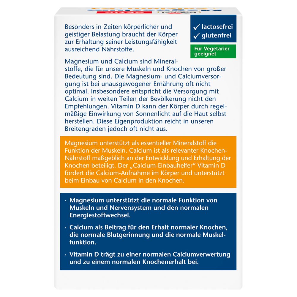Doppelherz® aktiv Magnesium + Calcium + D3 Brausetabletten
