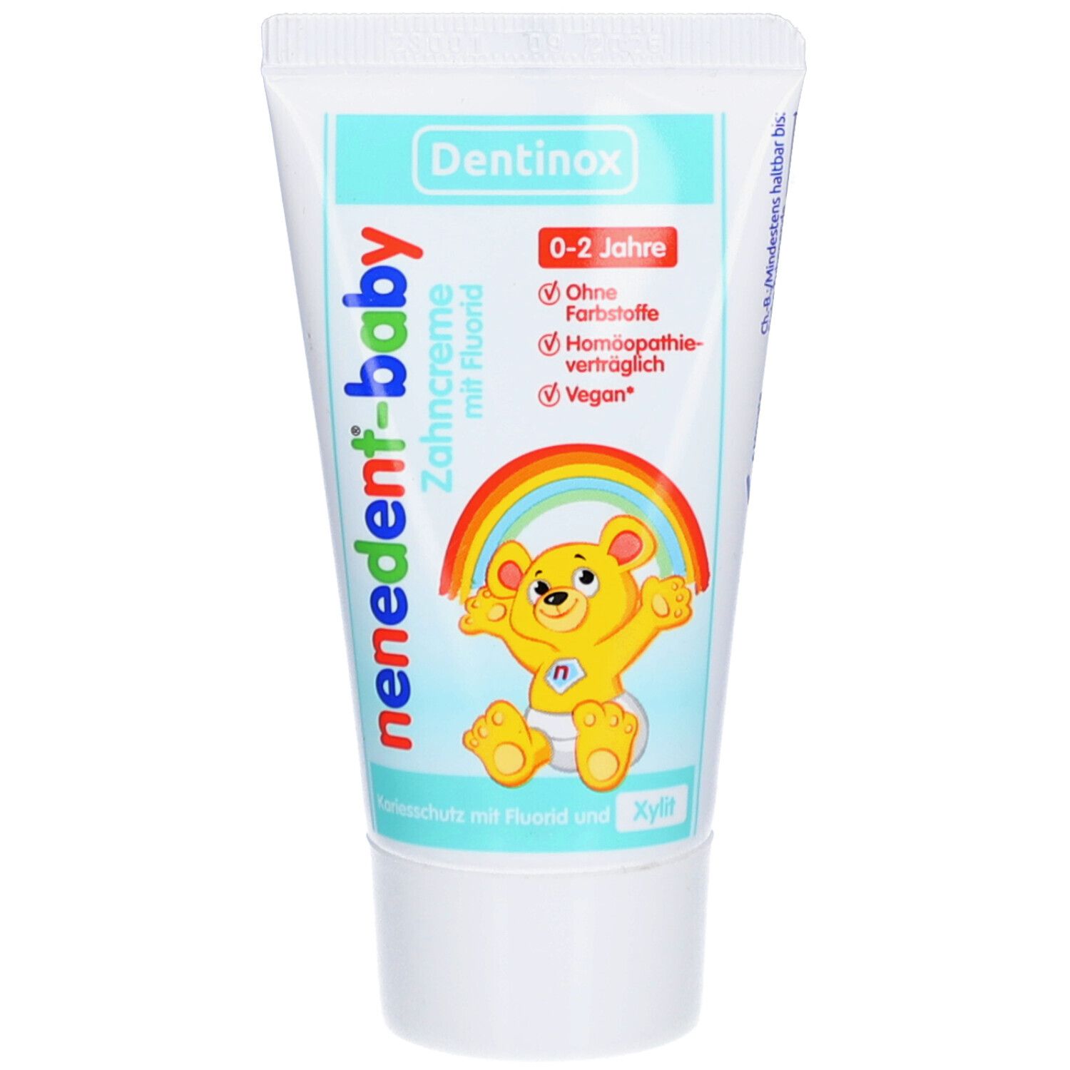 Dentinox® nenedent-baby Zahncreme mit Fluorid 0-2 Jahre