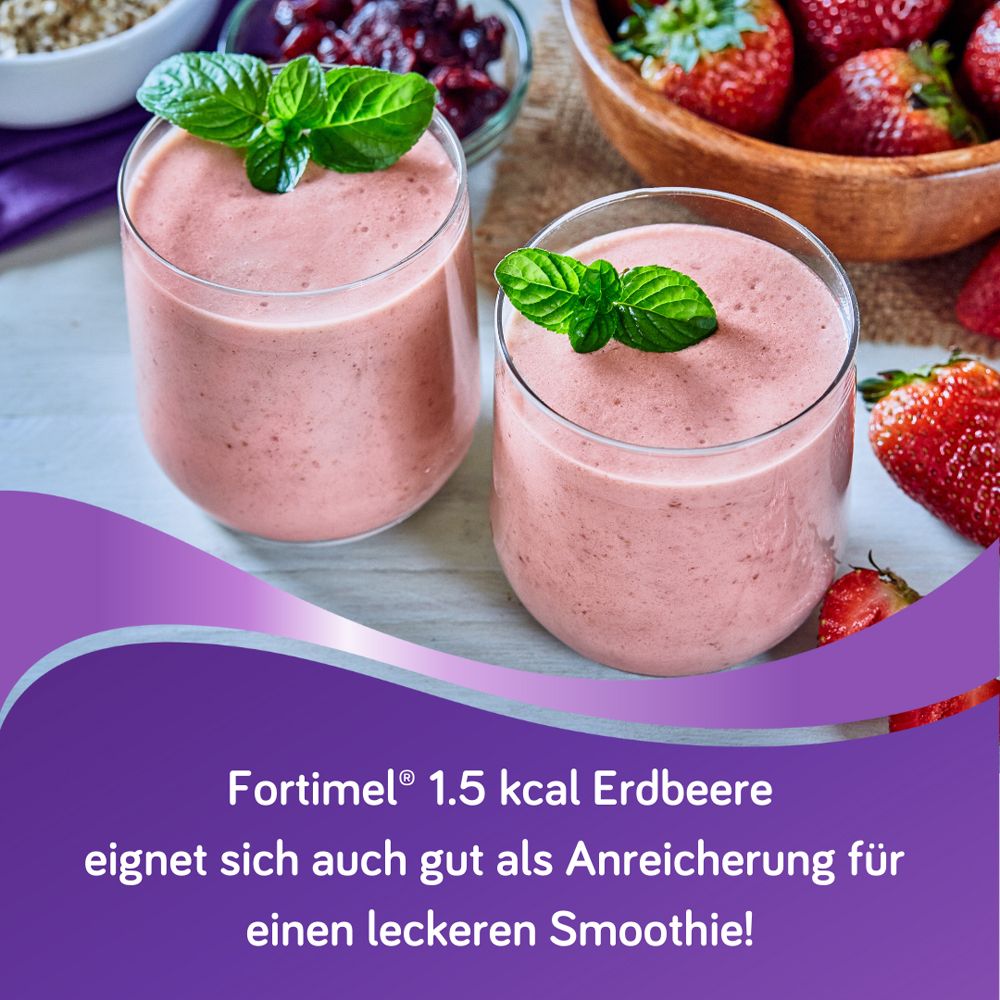 Fortimel 1.5 kcal Erdbeergeschmack 4x200 ml Flüssigkeit