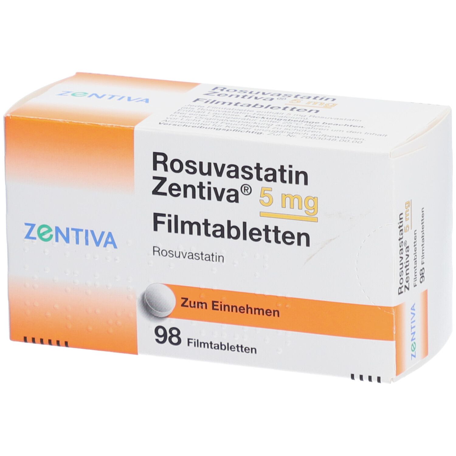 ROSUVASTATIN Zentiva 5 mg Filmtabletten