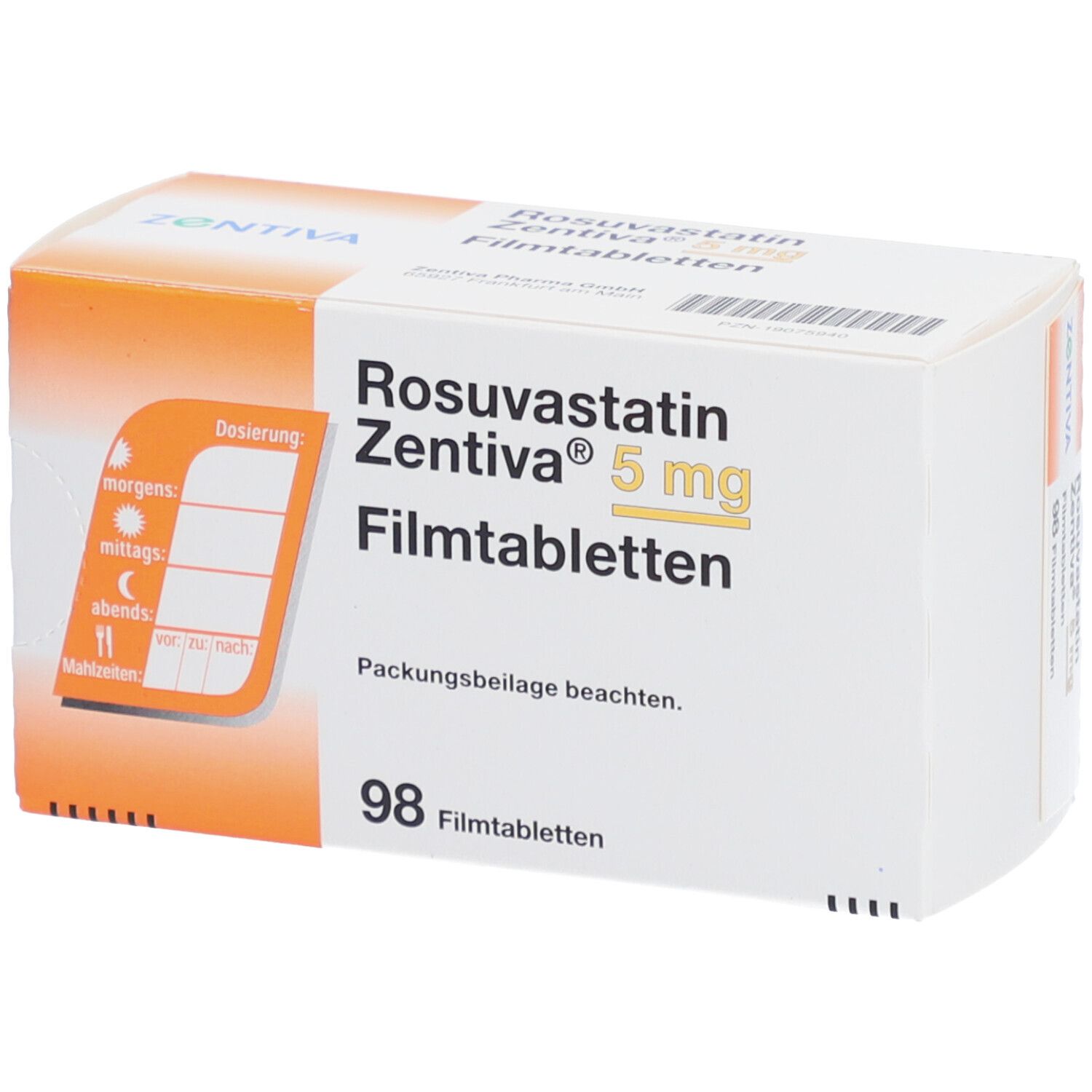 ROSUVASTATIN Zentiva 5 mg Filmtabletten