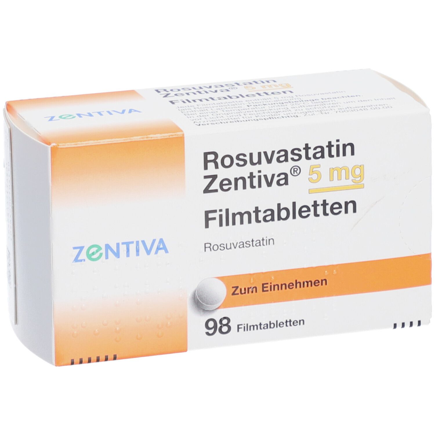 ROSUVASTATIN Zentiva 5 mg Filmtabletten