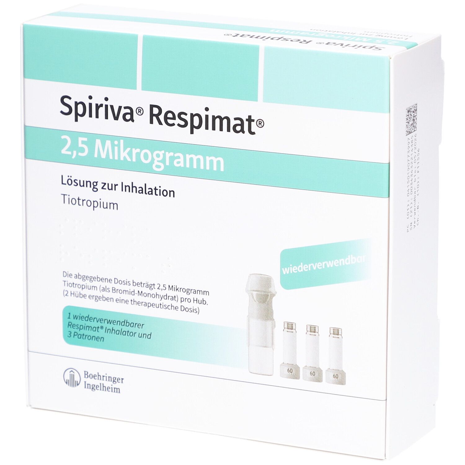 SPIRIVA Respimat 2,5 µg Lsg.z.Inh.wiederverwendbar