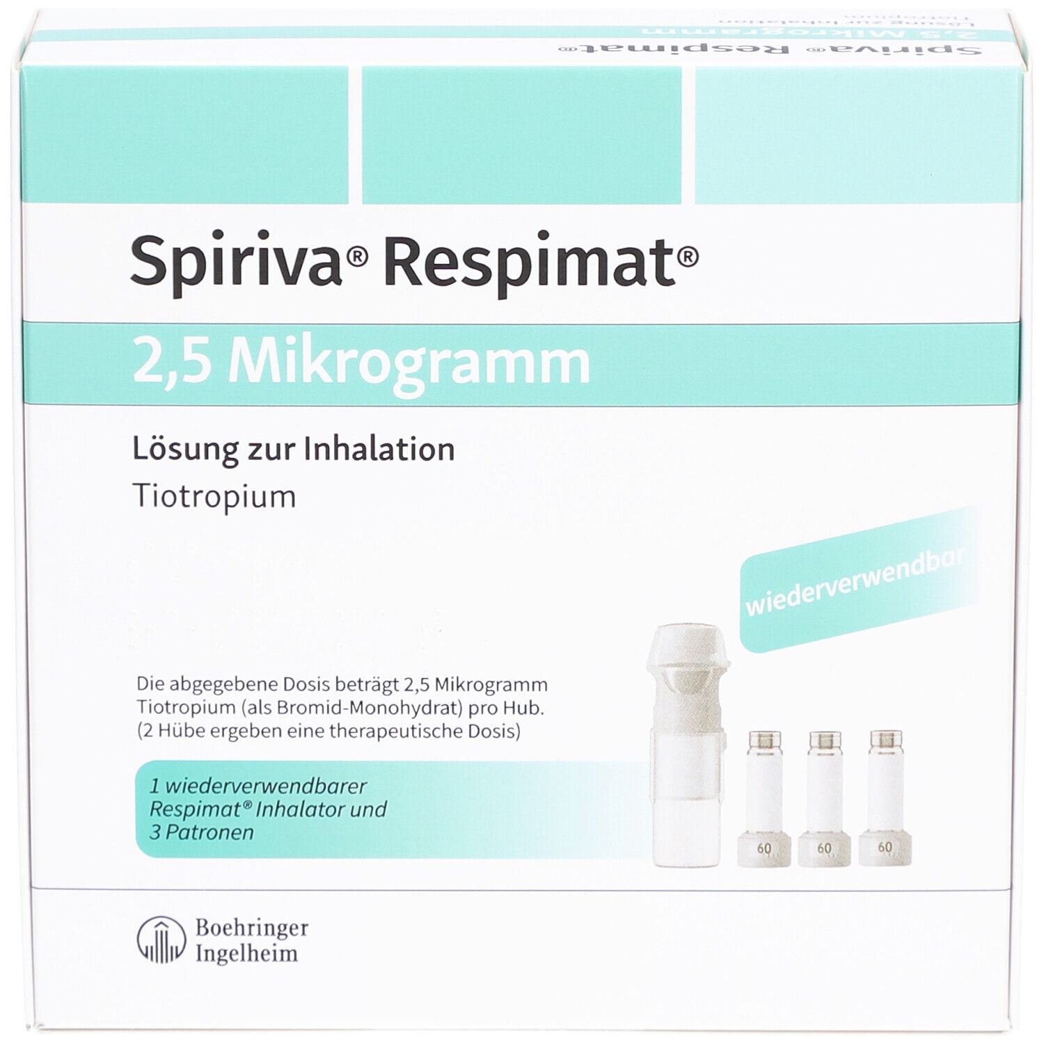 SPIRIVA Respimat 2,5 µg Lsg.z.Inh.wiederverwendbar