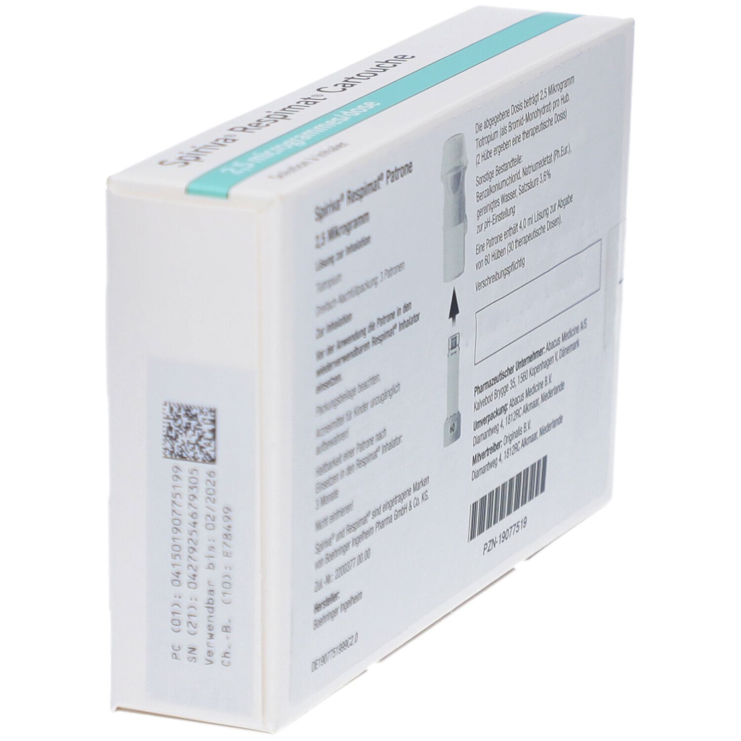 SPIRIVA Respimat 2,5 µg Lsg.z.Inh.Nachfüllpackung