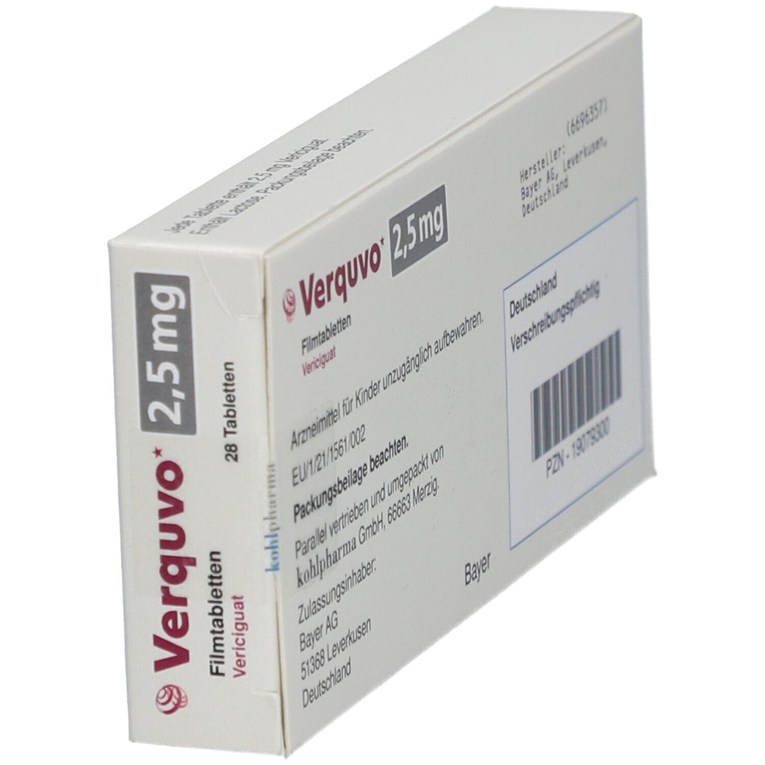 VERQUVO 2,5 mg Filmtabletten