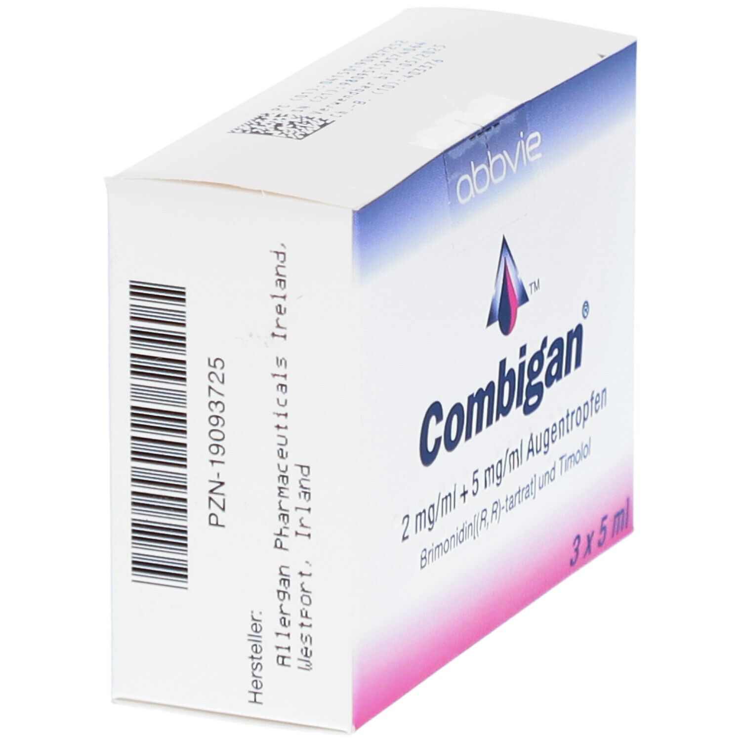 Combigan 2 mg/ml + 5 Augentropfen 3x5 ml