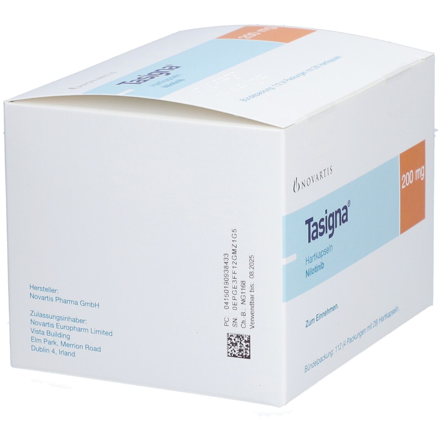 Tasigna 200 mg Hartkapseln 4x28 St