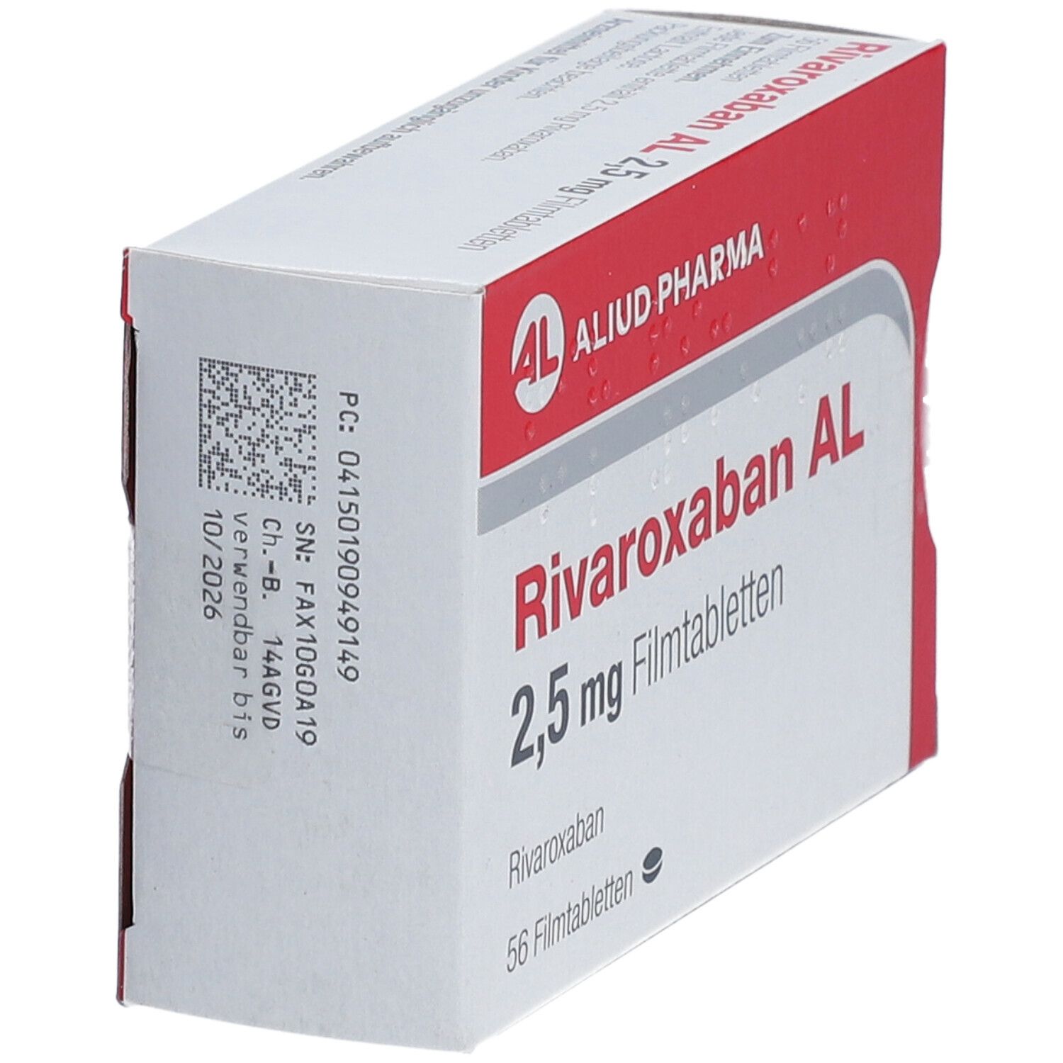 RIVAROXABAN AL 2,5 mg Filmtabletten
