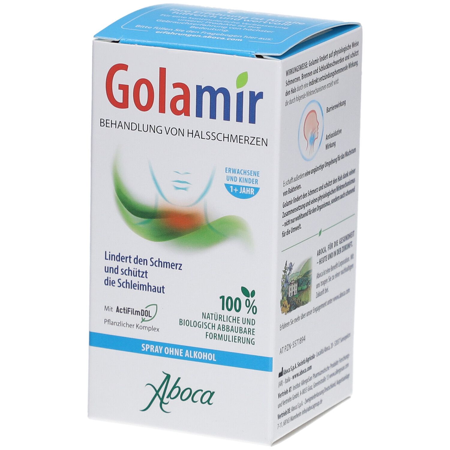 Golamir 2ACT Halsspray ohne Alkohol
