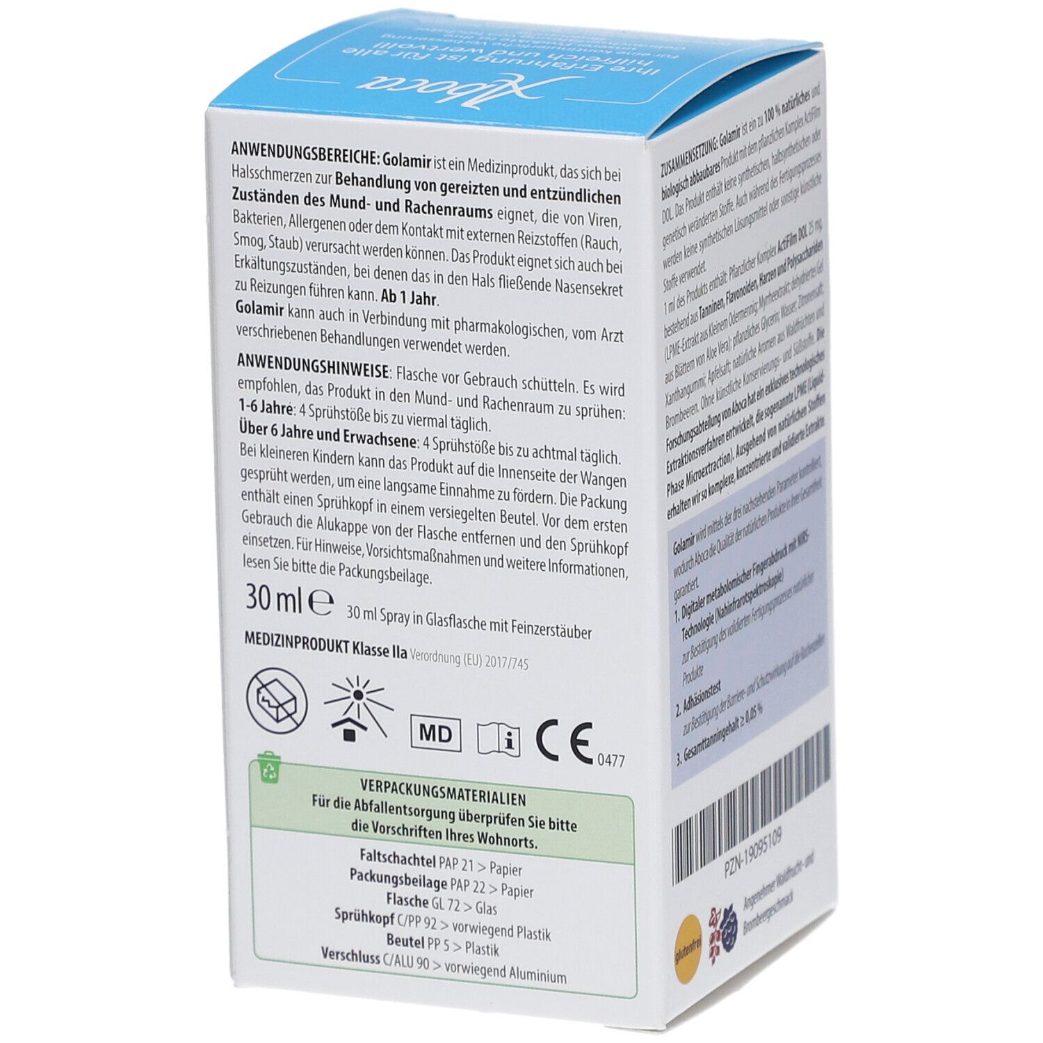 Golamir 2ACT Halsspray ohne Alkohol