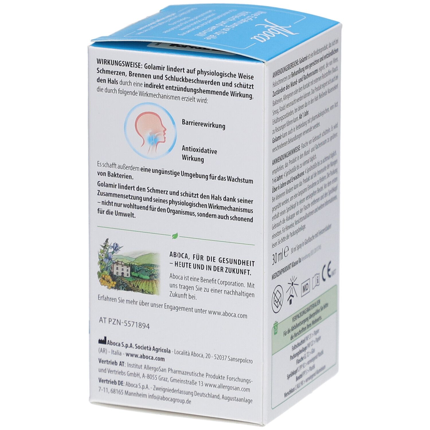 Golamir 2ACT Halsspray ohne Alkohol
