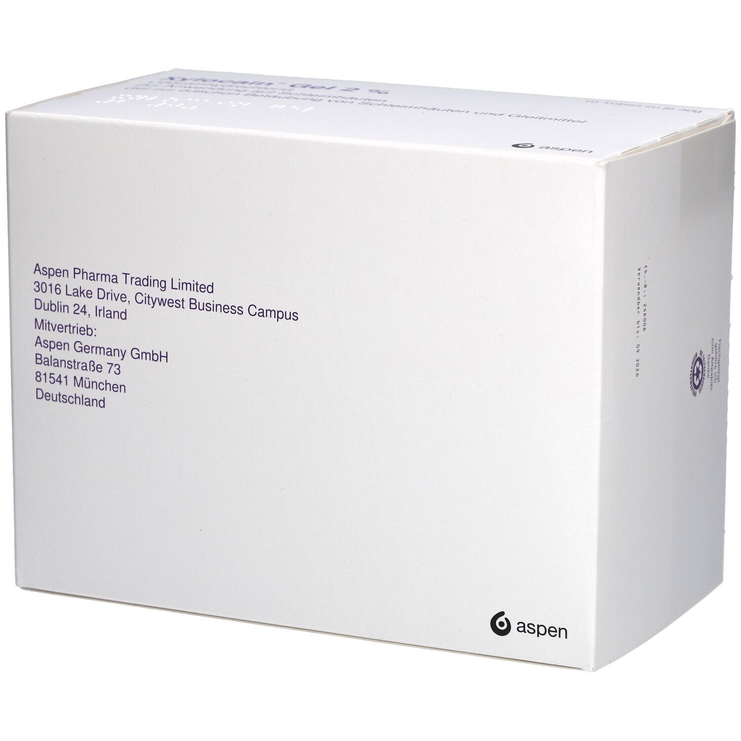 Aspen Pharma Xylocaine® 2% Gel