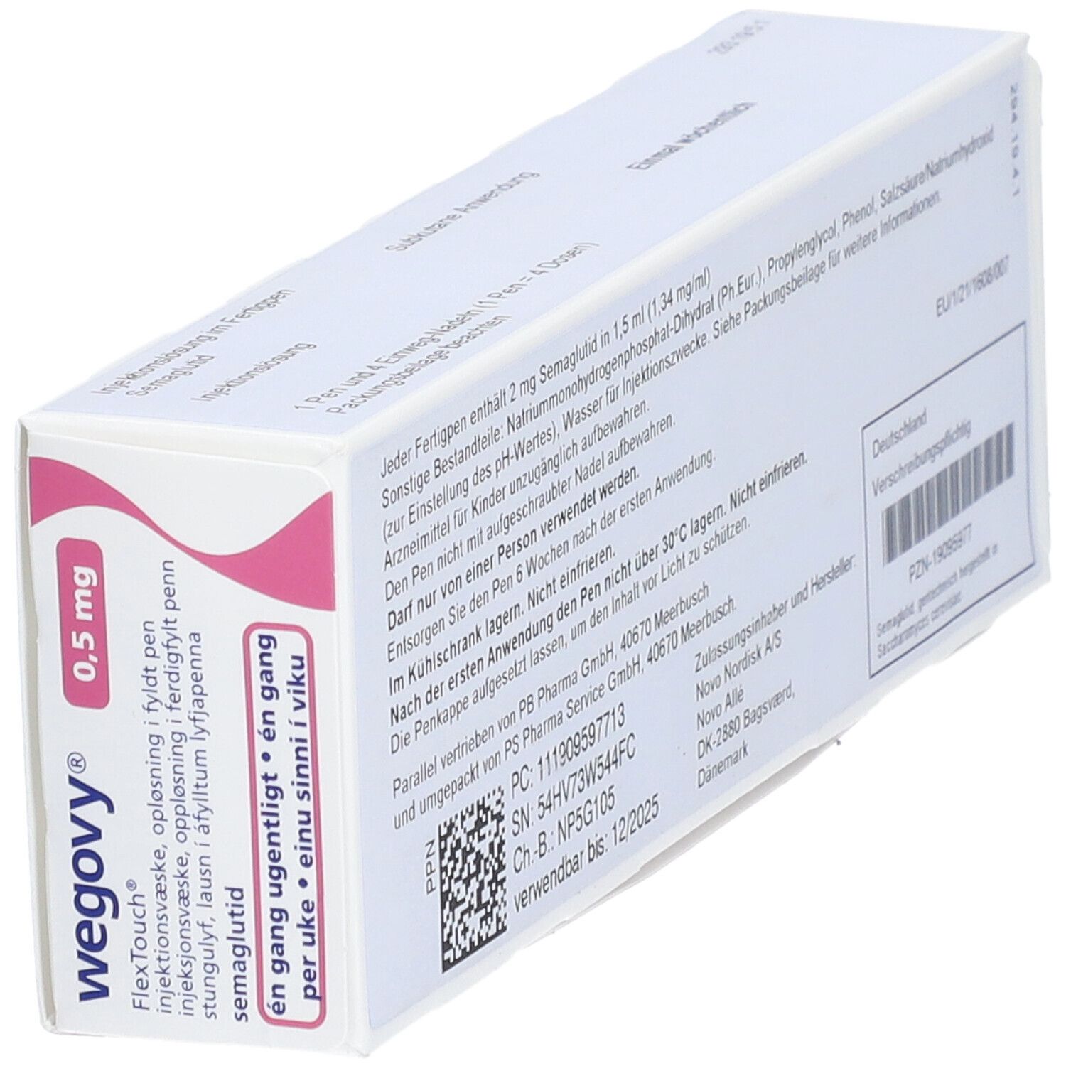 WEGOVY 0,5 mg FlexTouch Injektionslsg.Fertigpen