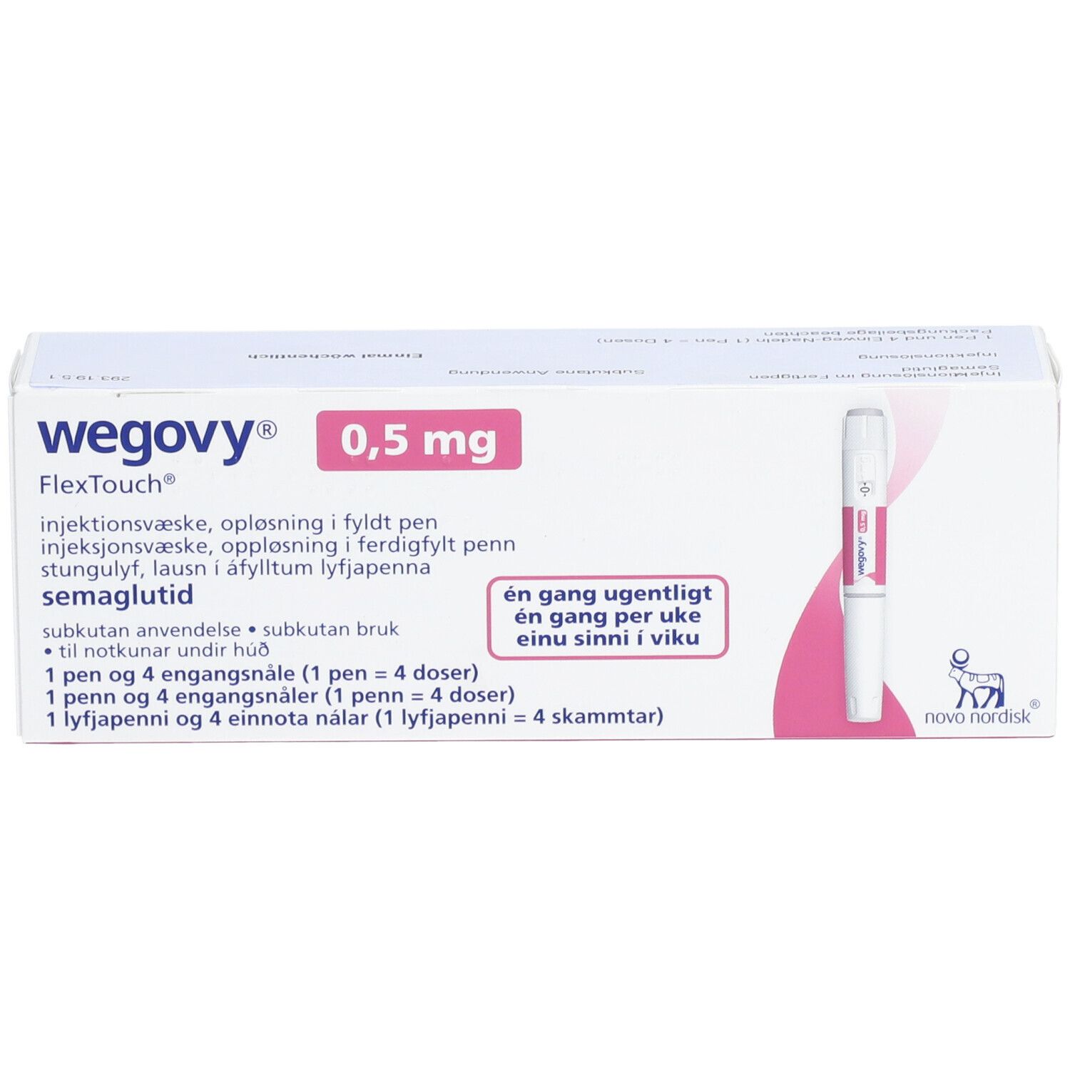 WEGOVY 0,5 mg FlexTouch Injektionslsg.Fertigpen