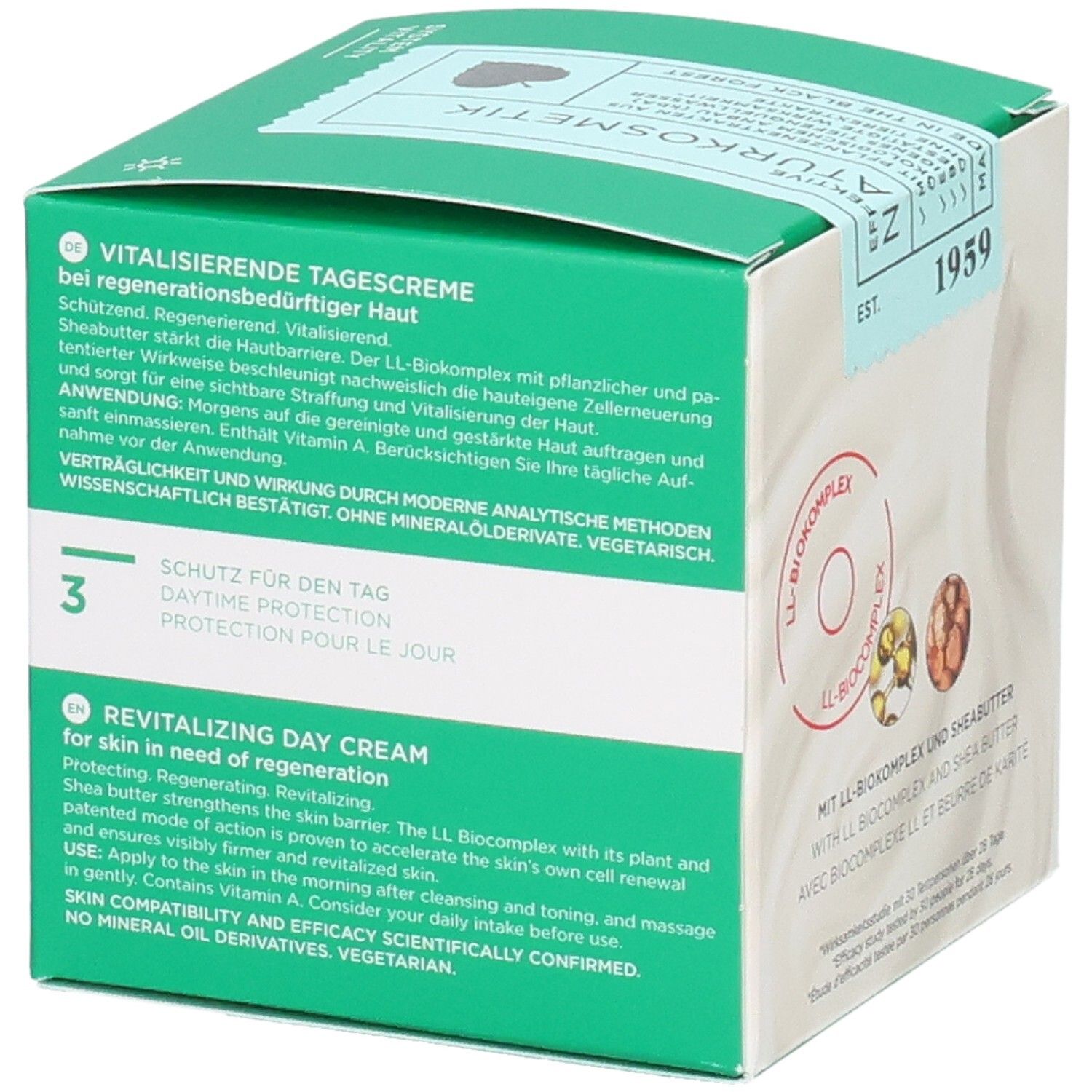 Annemarie Börlind LL Regeneration Tagescreme, 75ml Sondergröße. Vitalisierende Tagescreme, Schutz für den Tag.