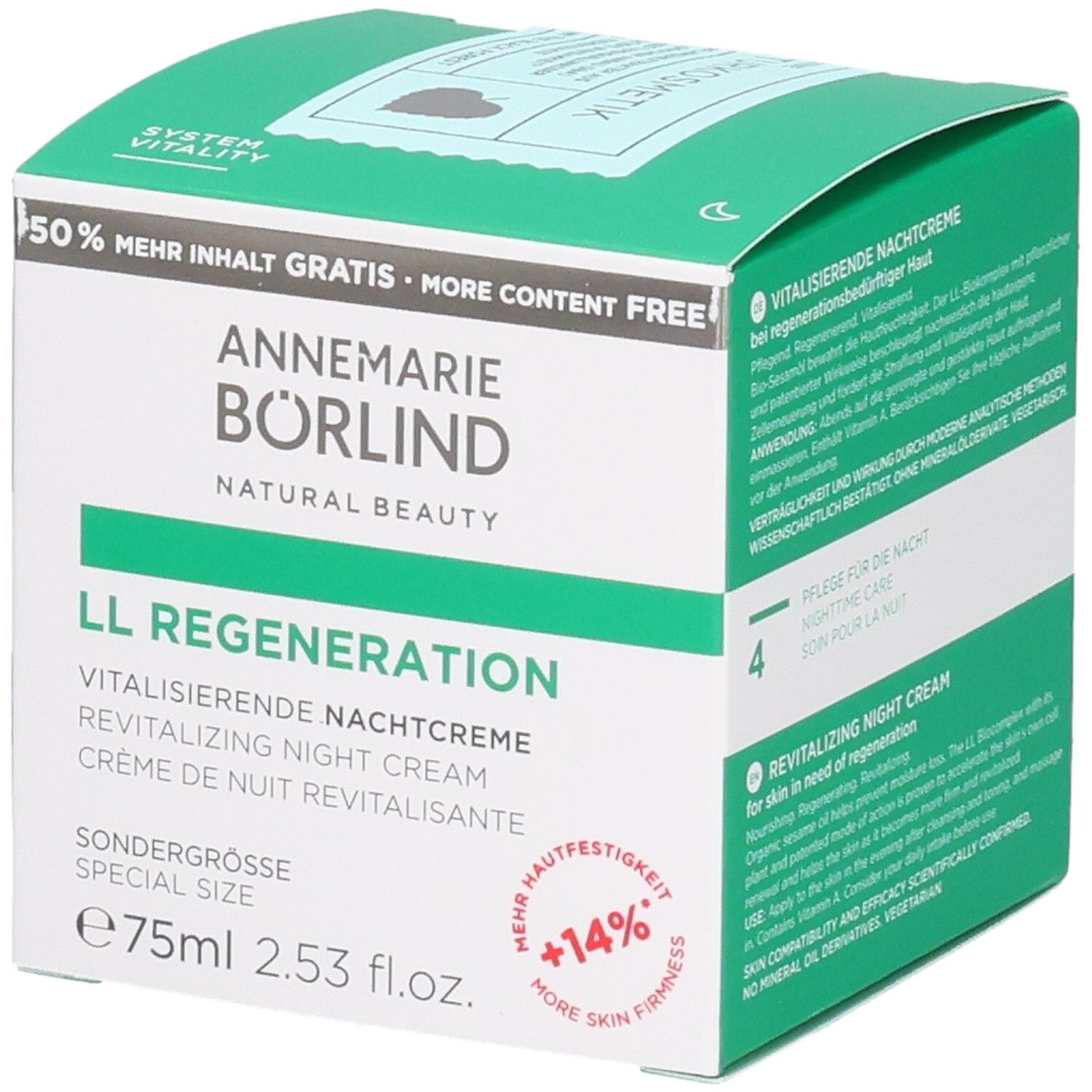 Börlind LL Regeneration Nachtcreme 75 ml Creme
