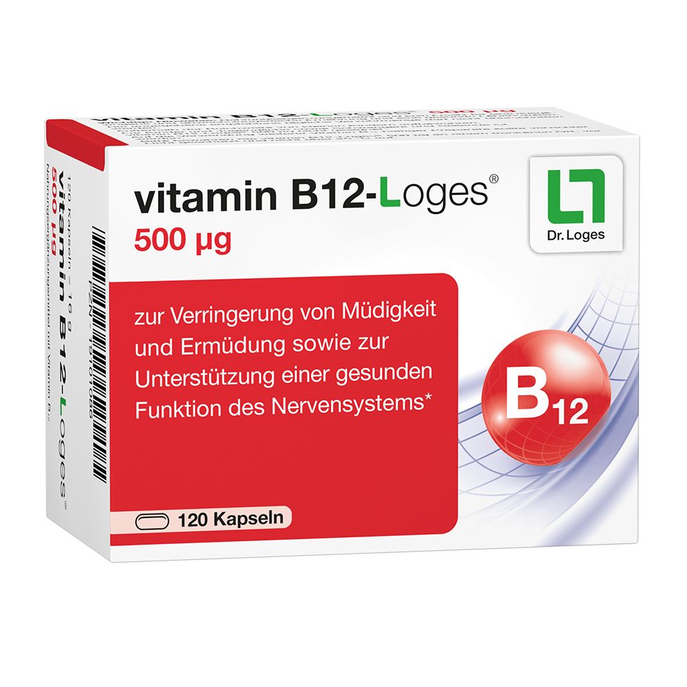 Vitamin B12-Loges 500 µg Kapseln 60 St