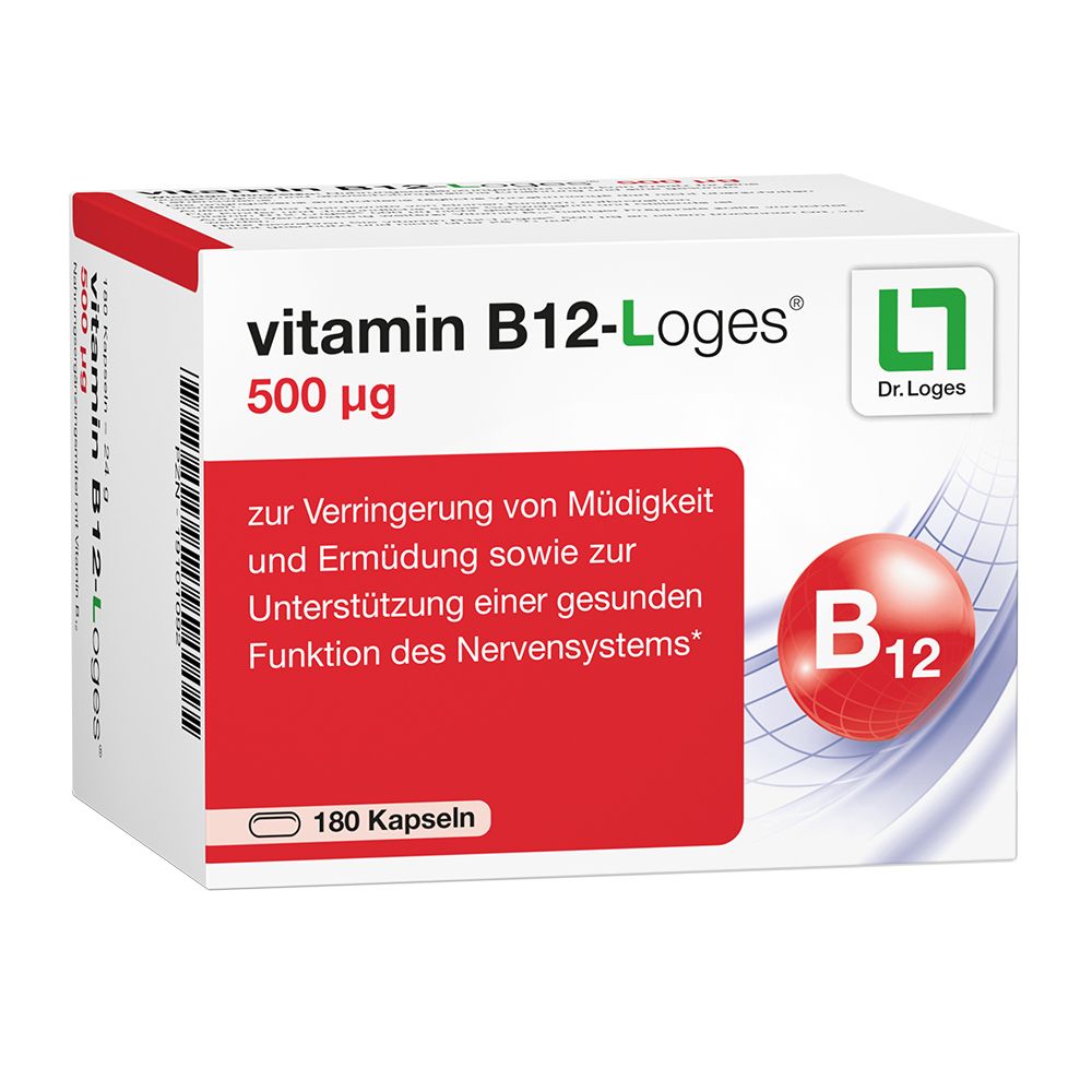 Vitamin B12-Loges 500 µg Kapseln 60 St