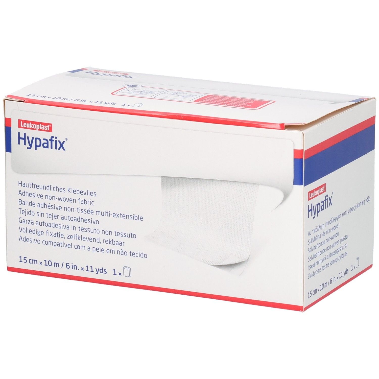 Hypafix Klebevlies hypoallergen 15 cmx10 m 1 St Pflaster