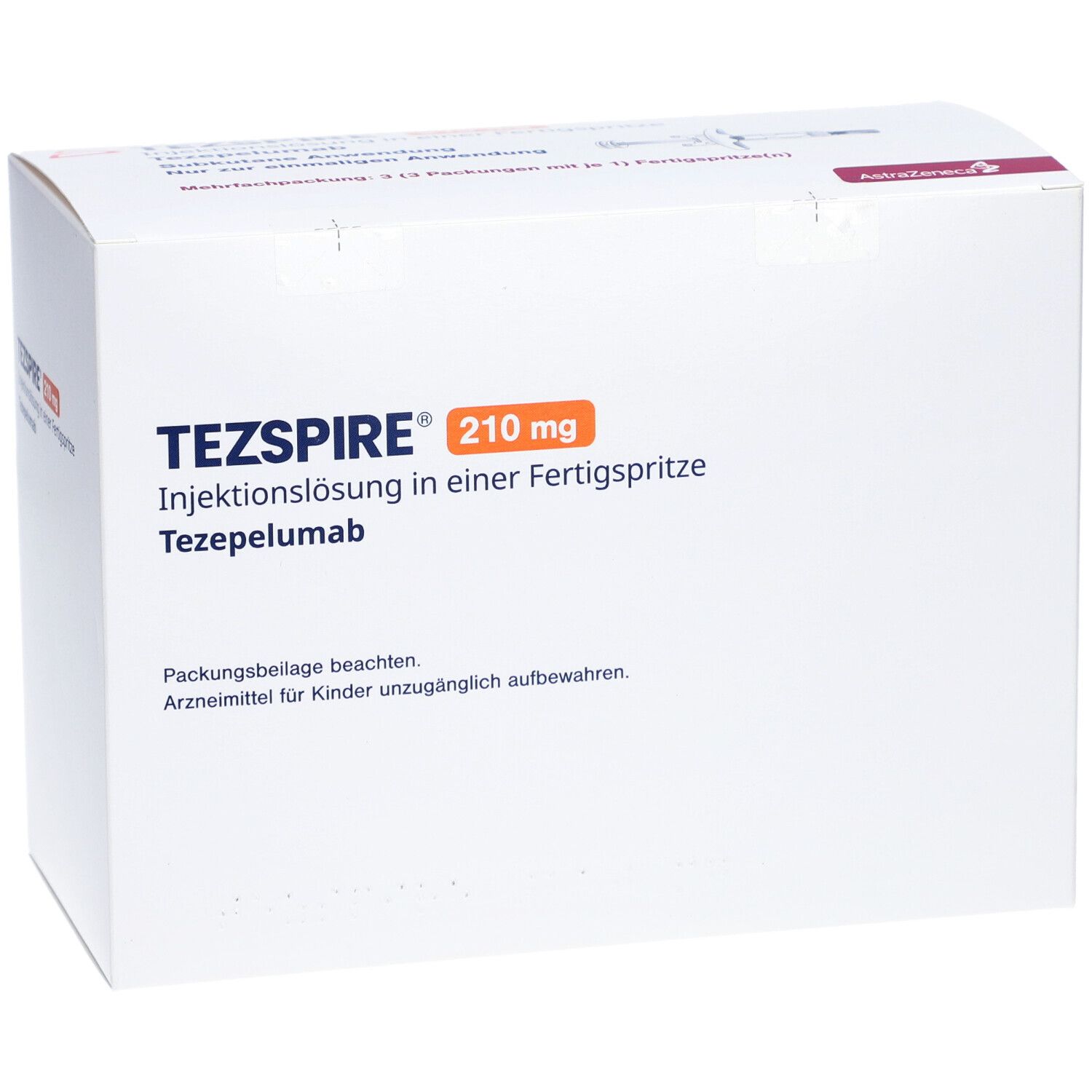 TEZSPIRE 210 mg Injektionslösung i.e.Fertigspr. 3 St mit dem E-Rezept ...