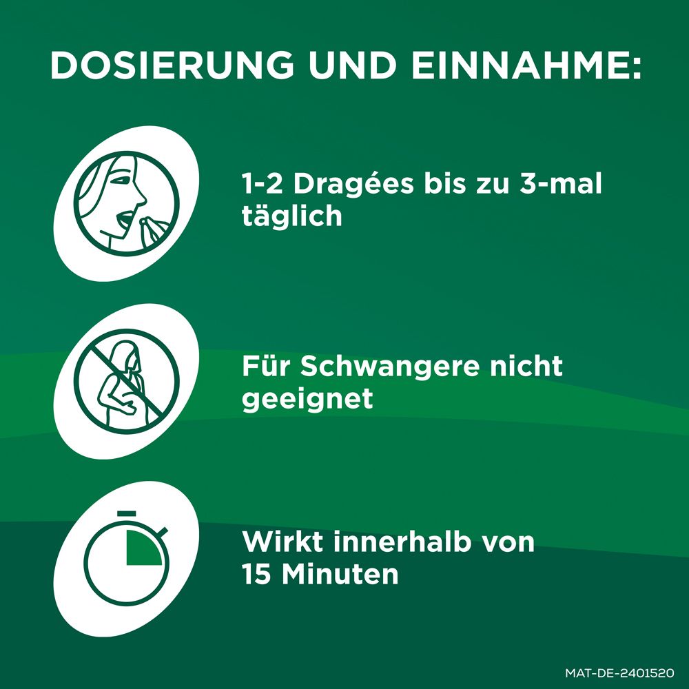 Buscopan® Dragées mit Butylscopolamin bei leichten bis mäßig starken Bauchschmerzen und Bauchkrämpfen - Jetzt 10% mit dem Code nattermann10 sparen*