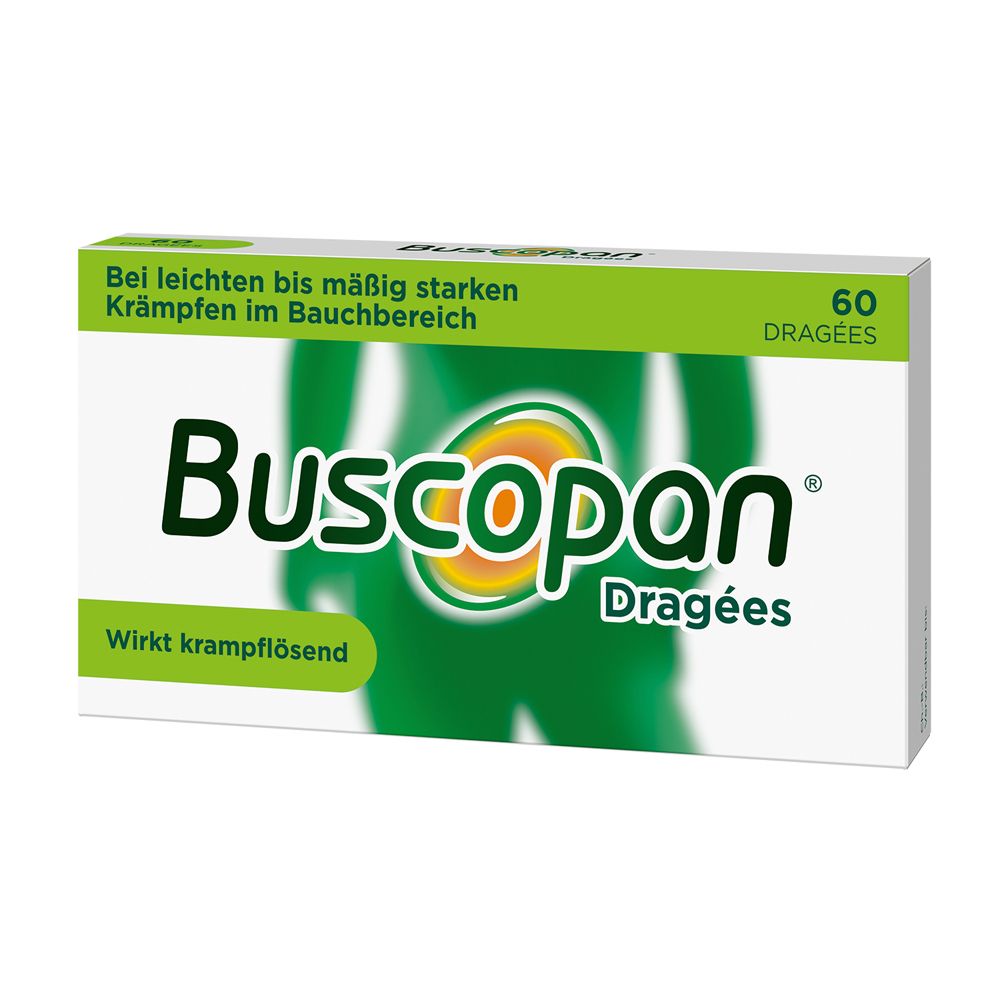 Buscopan® Dragées mit Butylscopolamin bei leichten bis mäßig starken Bauchschmerzen und Bauchkrämpfen - Jetzt 10% mit dem Code nattermann10 sparen*