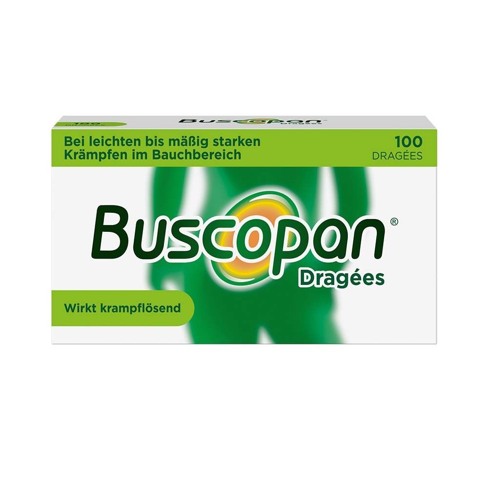 Buscopan Dragees bei Bauchschmerzen und Bauchkrämpfen - Jetzt 10% mit dem Code nattermann10 sparen*