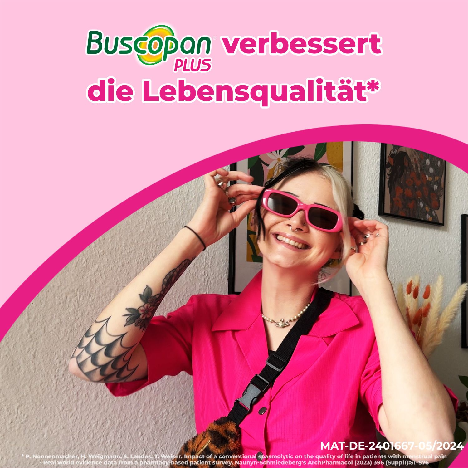 Buscopan PLUS bei Regelschmerzen - Jetzt 10% mit dem Code nattermann10 sparen*