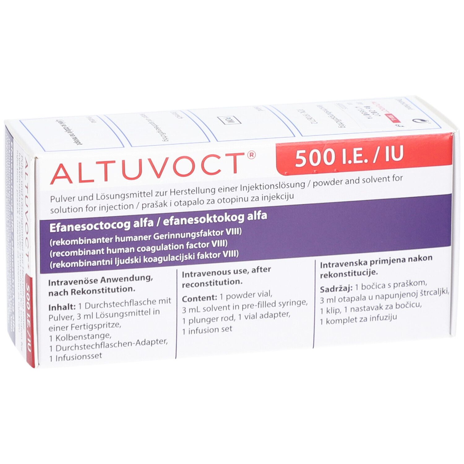 ALTUVOCT 500 I.E. Plv.u.Lsm.z.H.e.Injektionslsg.