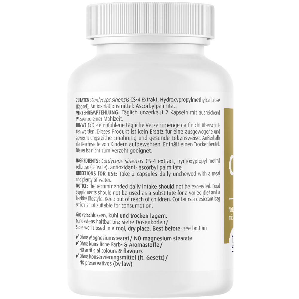 Cordyceps Cs-4 500 mg Kapseln 120 St