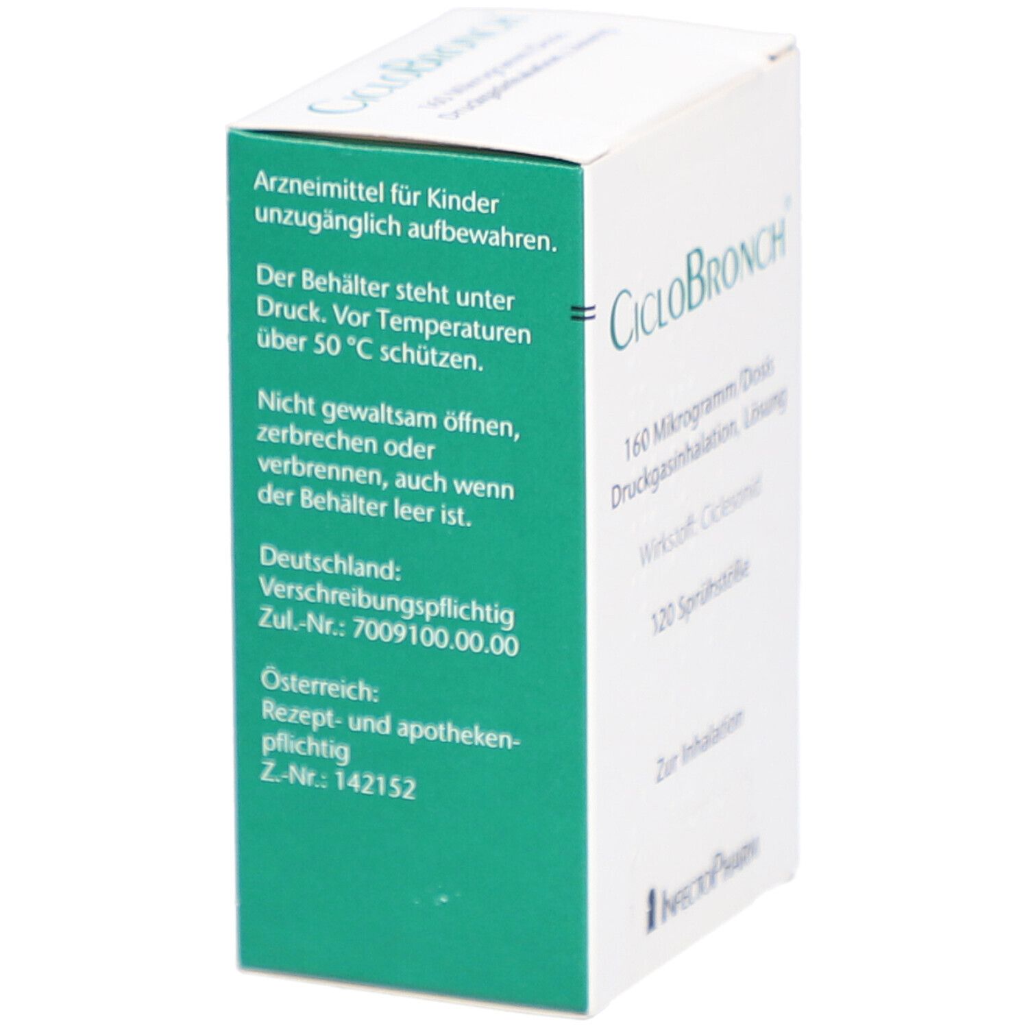 CICLOBRONCH 160 µg/Dosis Druckgasinh.Lsg.120 ED
