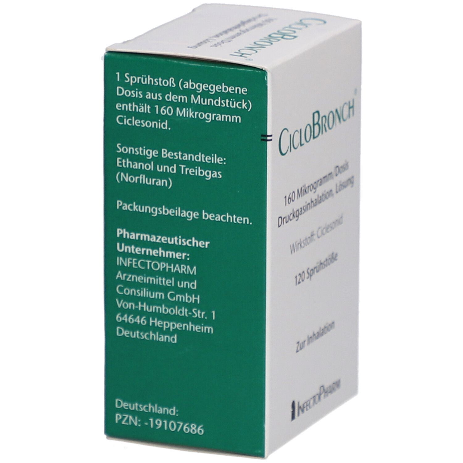 CICLOBRONCH 160 µg/Dosis Druckgasinh.Lsg.120 ED