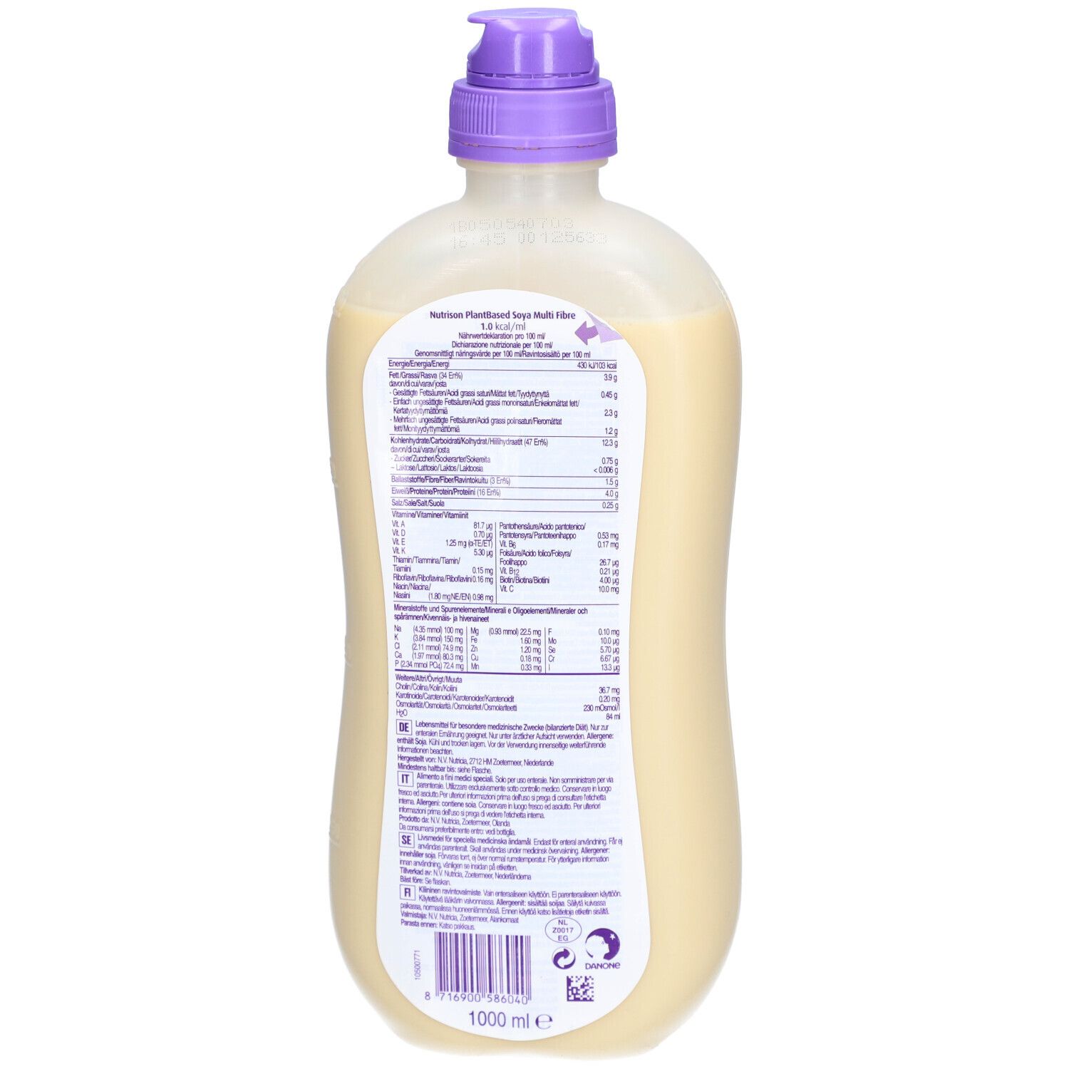 Nutricia Nutrison PlantBased Soya Multi Fibre Vegan