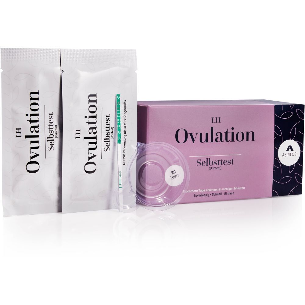 Aspilos Selbsttest Ovulation LH Urin 20 St Test