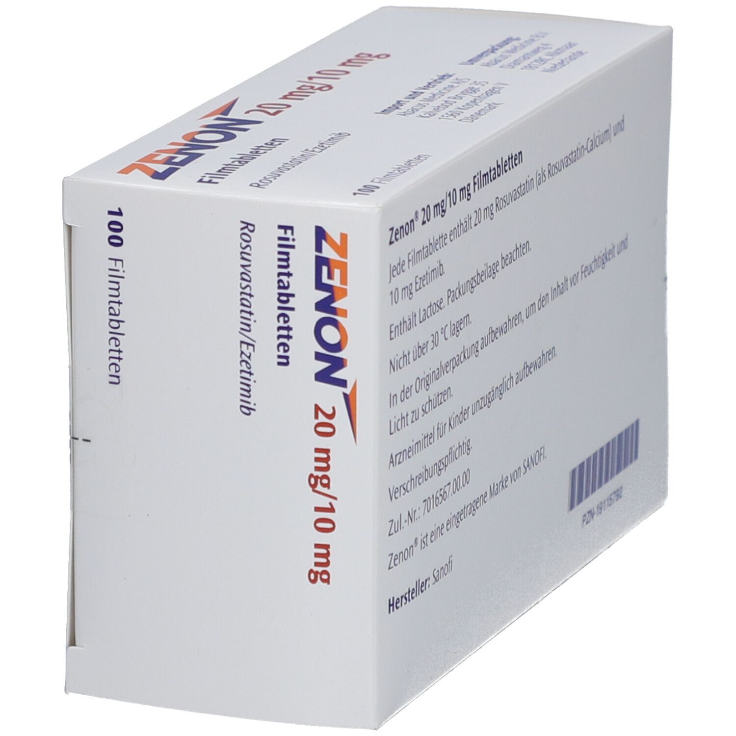 ZENON 20 mg/10 mg Filmtabletten