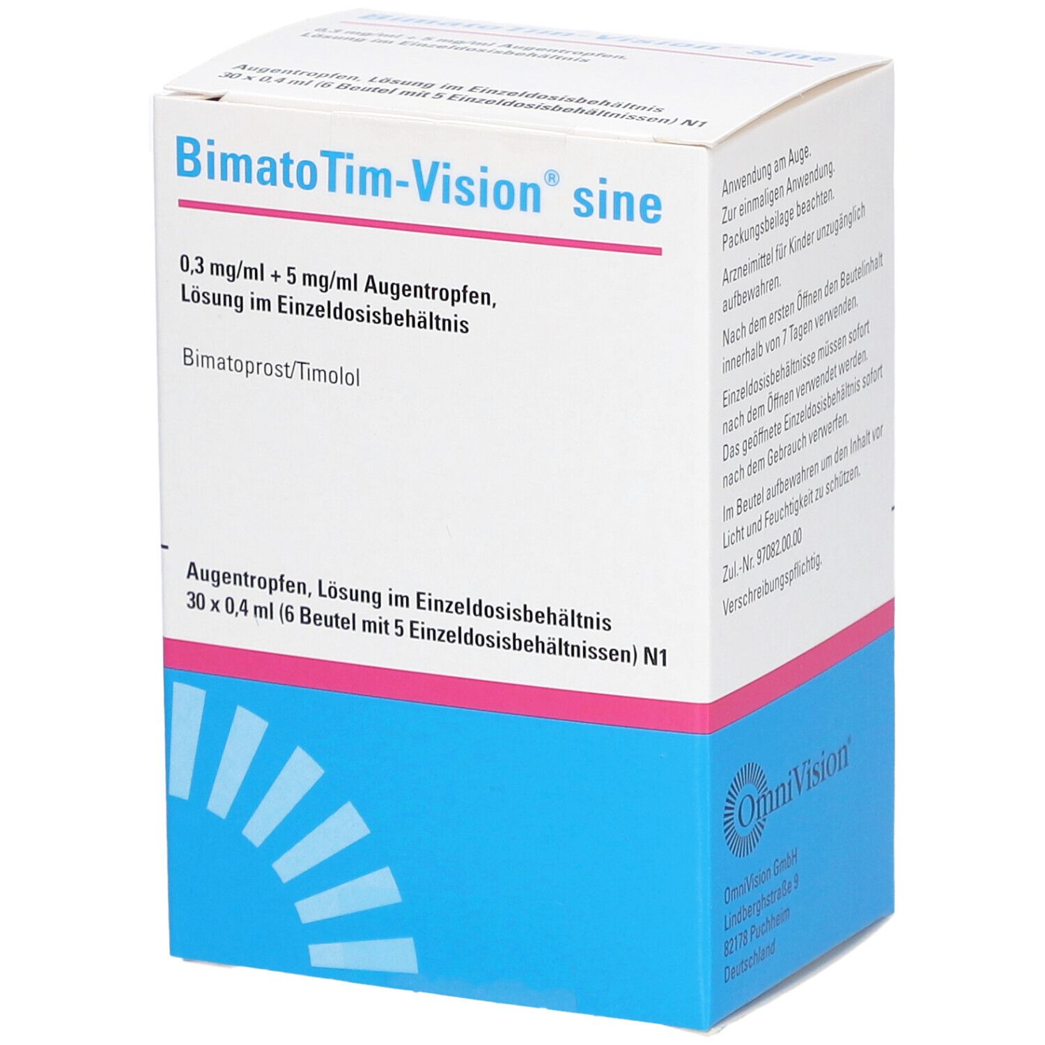 BIMATOTIM-Vision sine 0,3 mg/ml + 5 mg/ml ATR EDB