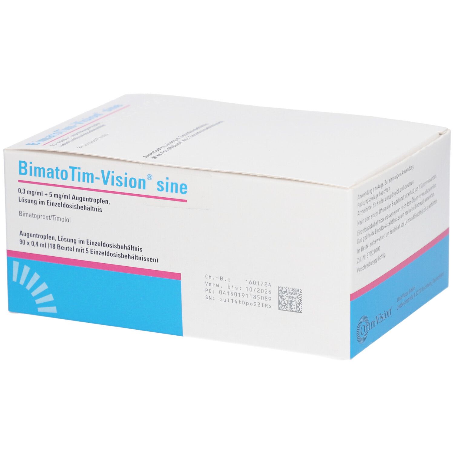 BIMATOTIM-Vision sine 0,3 mg/ml + 5 mg/ml ATR EDB