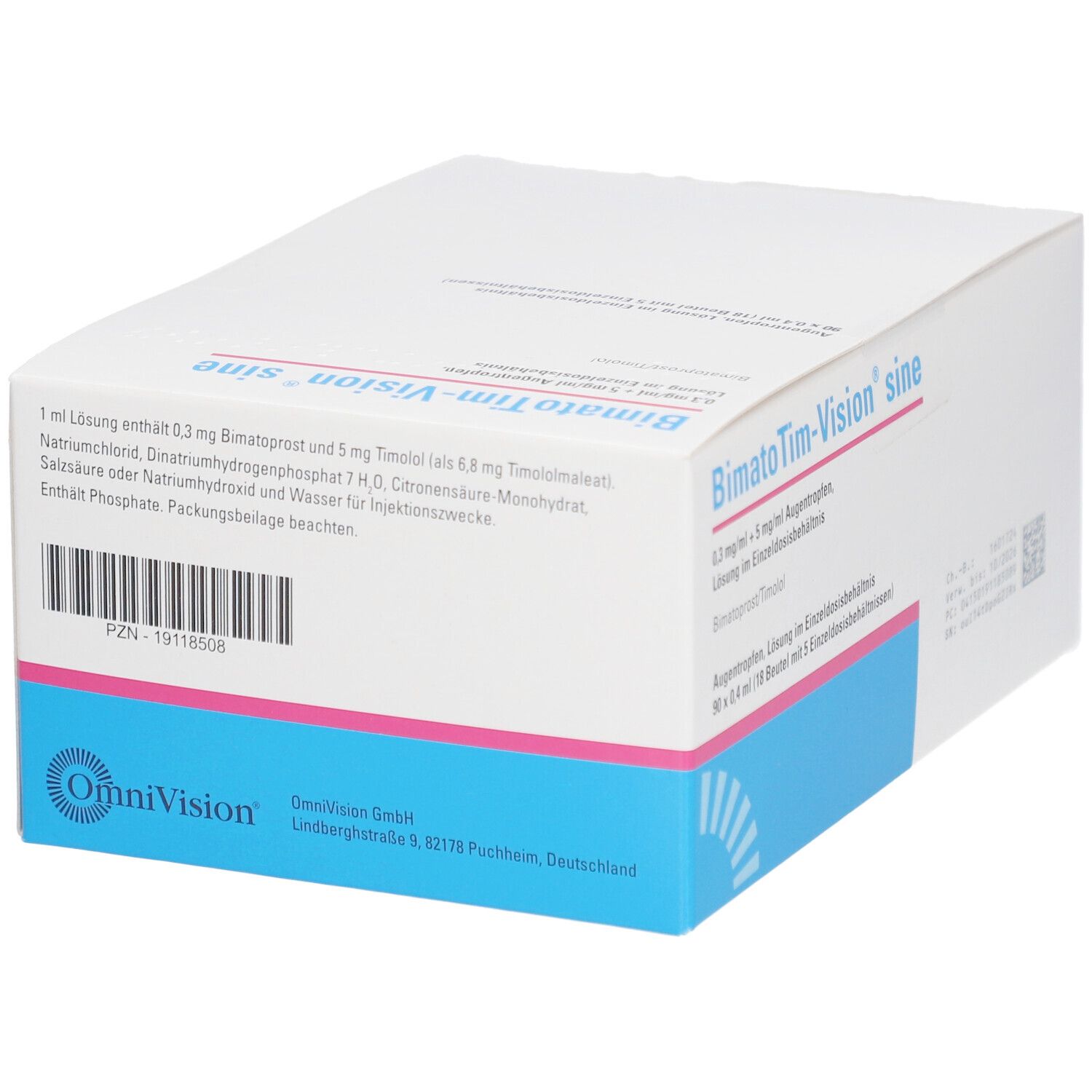 BIMATOTIM-Vision sine 0,3 mg/ml + 5 mg/ml ATR EDB