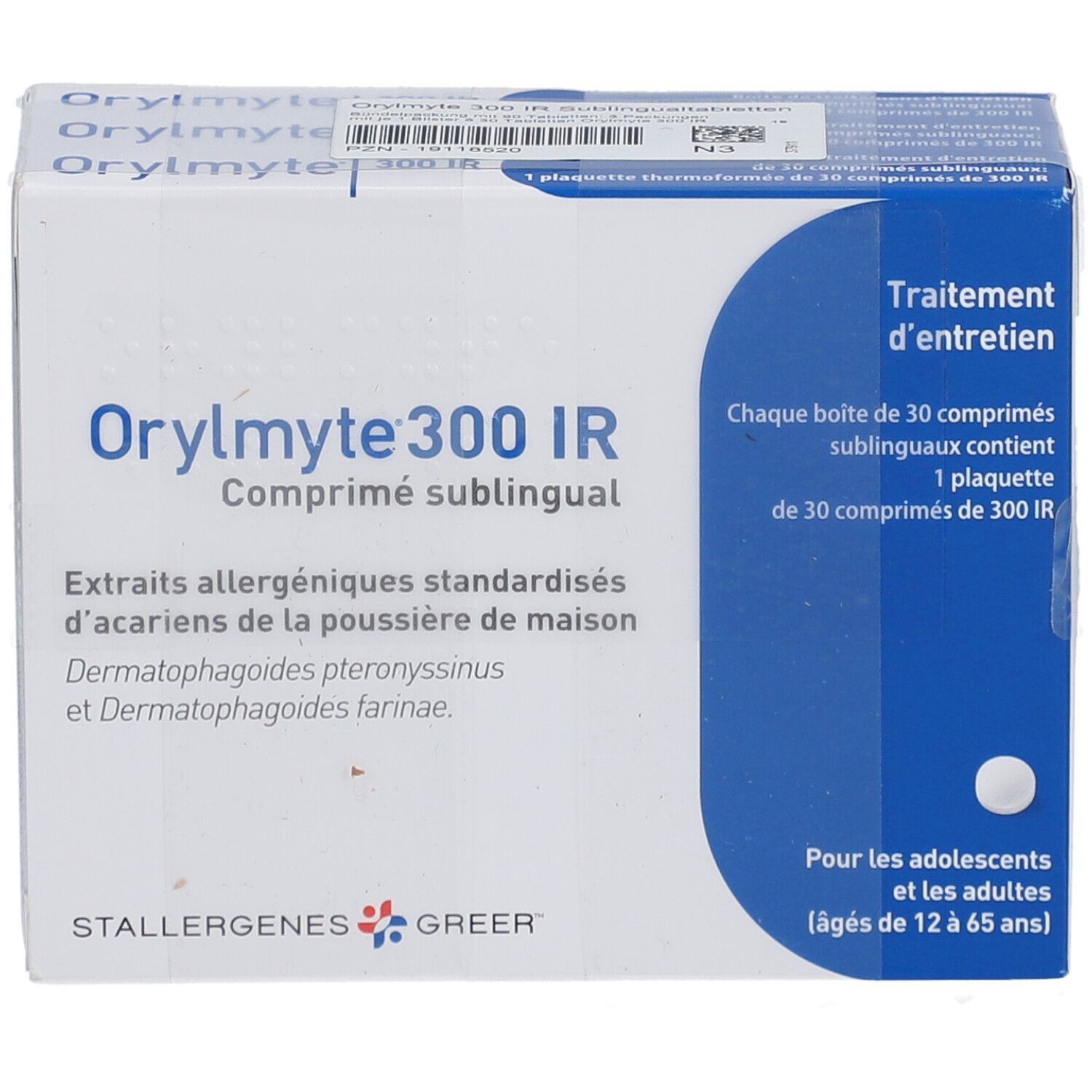 ORYLMYTE 300 IR Fortsetzungsbehandl.Sublingualtab.