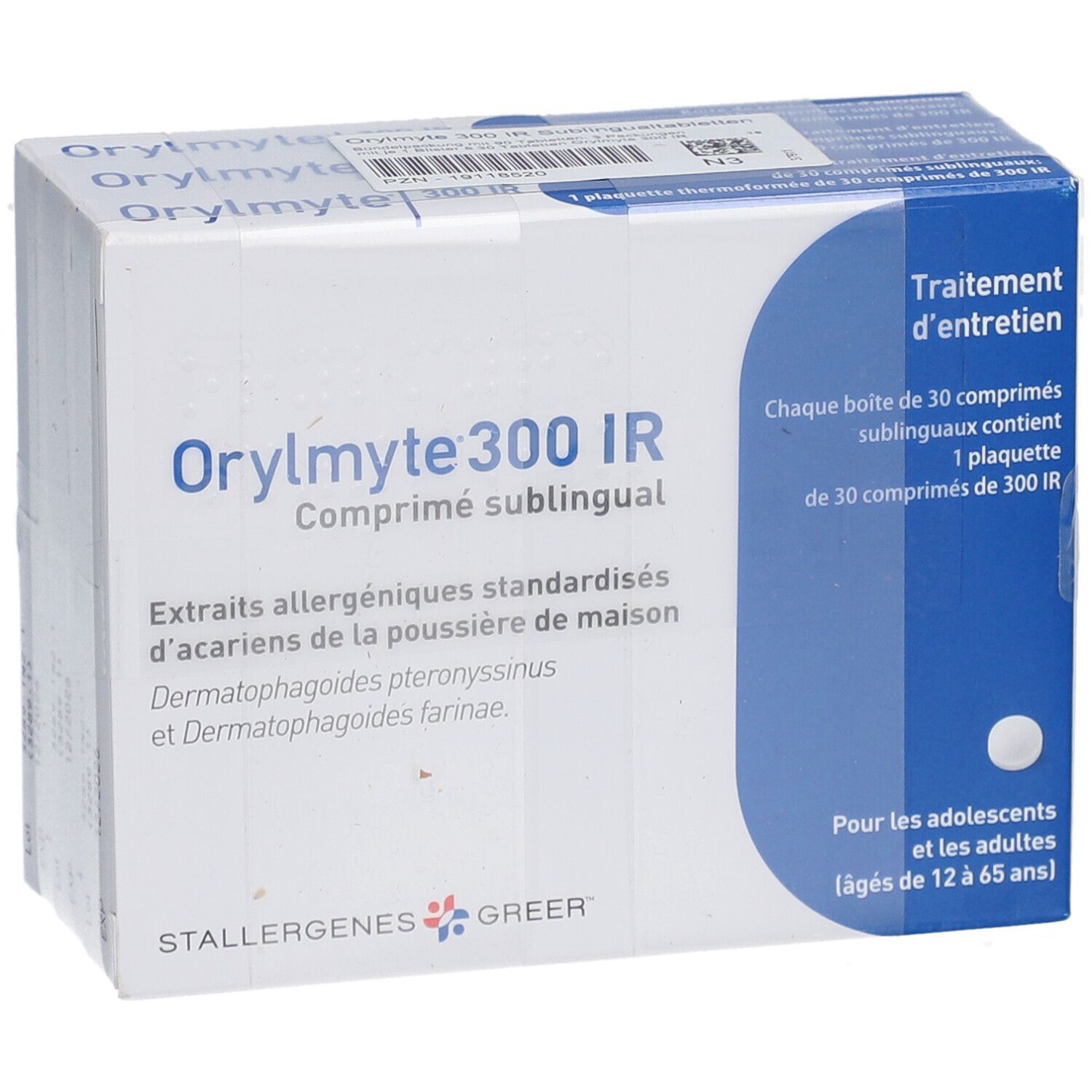 ORYLMYTE 300 IR Fortsetzungsbehandl.Sublingualtab.