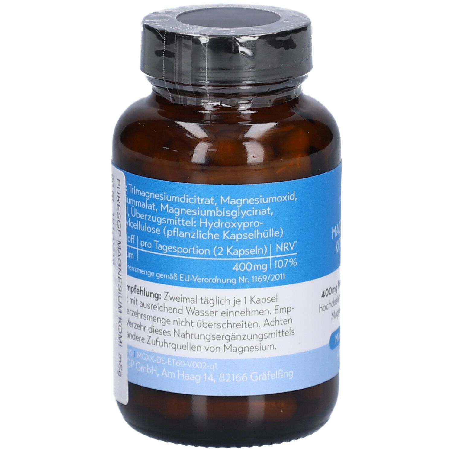 pureSGP Magnesium Komplex 400 mg Kapseln