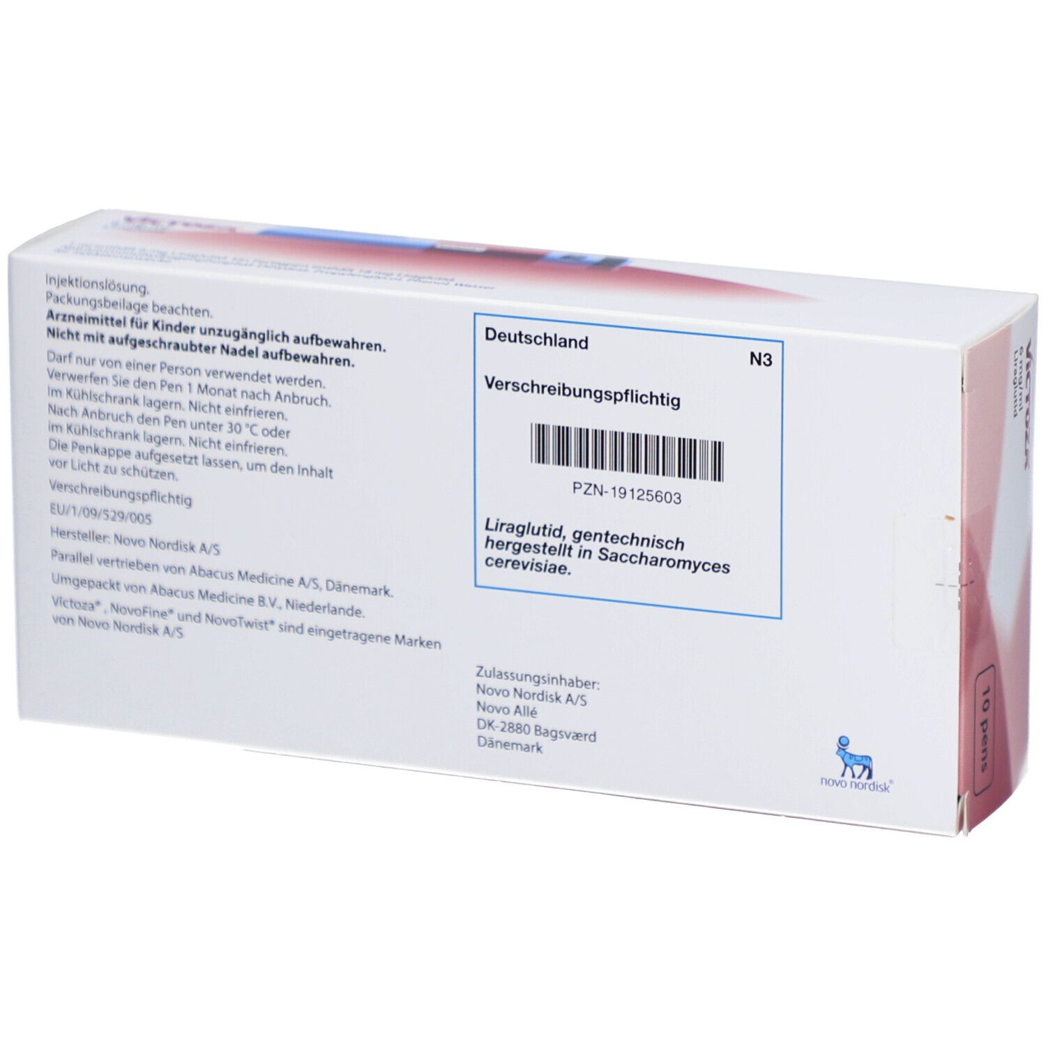 VICTOZA 6 mg/ml Injektionslsg.i.e.Fertigpen