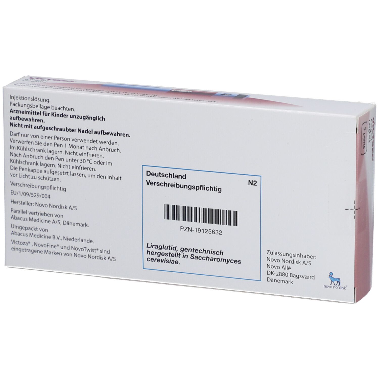 VICTOZA 6 mg/ml Injektionslsg.i.e.Fertigpen