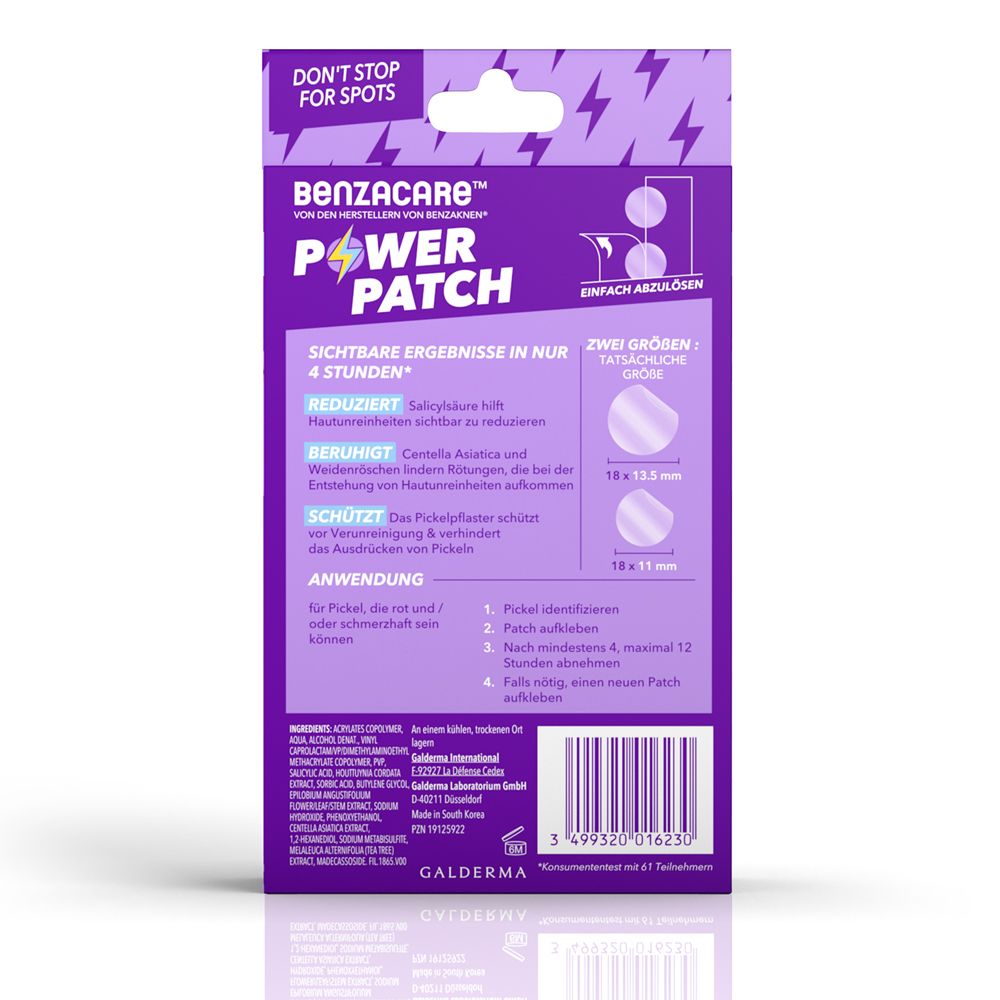 Benzacare Power Patch gegen Pickel 36 St Pflaster